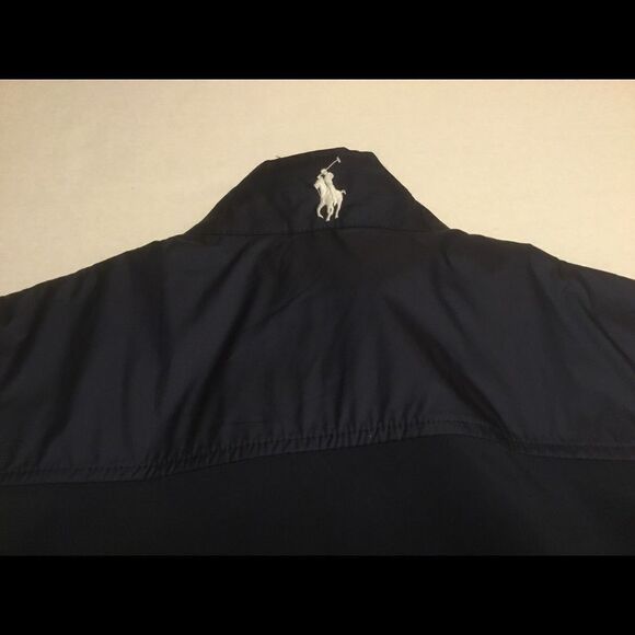 Polo Ralph Lauren Men’s Big Pony Zip Up Navy Vest - Picture 4 of 5